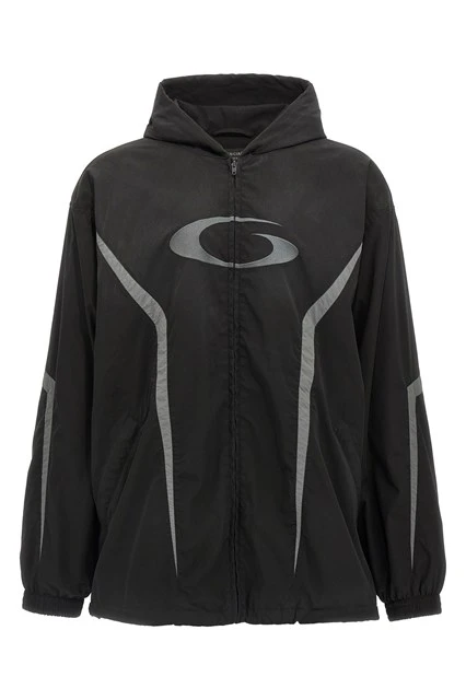 Tracksuit Loop Sports Icon Ampia jacket Black Size