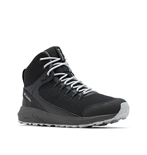TRAILSTORM MID WATERPROOF OMNI HEAT Waterproof Men's Mid Rise Trekking And Hiking Boots, Black x Steam, 8 UK