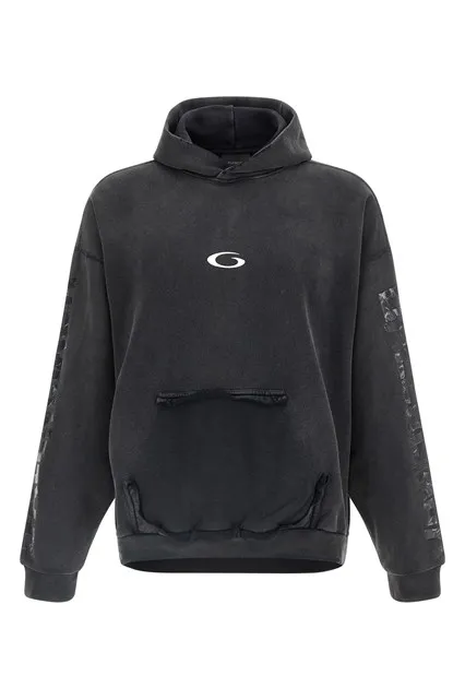 Transparent Tape hoodie - Black