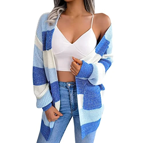 Travel Essentials Black Cardigans for Women Uk, Long Sleeve Cable Knitted Ladies Cropped Cardigan Summer Elegant Buttons Womens Chunky Knit Top Xmas Gifts for Women