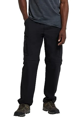 Trek Zip-Off Mens Trousers - Convertible into Shorts and Comfy, Great for Travelling, Hiking and Wal