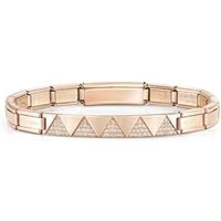 Trendsetter New York Rose Gold Triangles Bracelet