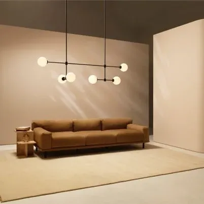 Trevi - Multi - DALI-A Pendant Light antique bronze with matt opal glass