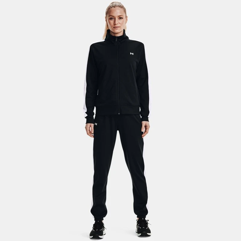 Tricot Womens Tracksuit Black / White / White