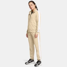 Tricot Womens Tracksuit City Khaki / White Brown