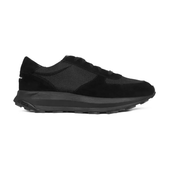 Trinity Tech Triple Black Womens Trainers, Womens / UK / Suede / Black