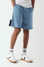 Triple Panel Sweat Shorts hadow Blue / White / Black - Shadow Blue / White