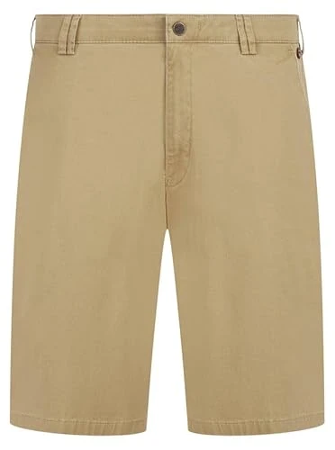 Trousers - B-Palma Beige Summer Twill Cotton Bermuda Shorts, 42