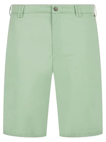 Trousers - B-Palma Mint Green Summer Twill Cotton Bermuda Shorts, 44