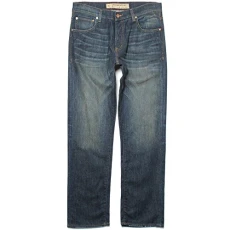 True Straight Jeans Worn Vintage Blue