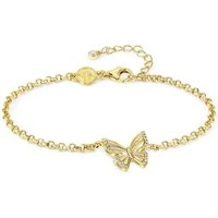 TrueJoy Gold Butterfly Bracelet - 16cm