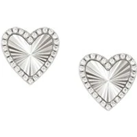 TrueJoy Silver Heart Earrings