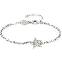 TrueJoy Silver Star Bracelet - 16cm