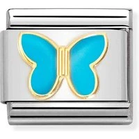 Turquoise Butterfly Charm