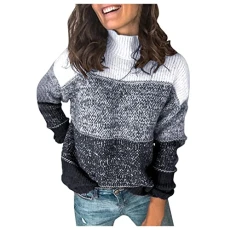Turtleneck Jumper Women Womens Jumpers Size 6 Long Sleeve Plus Size Polo Roll Neck Ladies Jumpers Ladies Polo Roll Neckturtle Neck Plain Jumpers for Women Top 8 26 Try Before You Buy Black