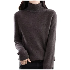Turtleneck Pullover Women's Autumn Turtleneck Pullover Women's Loose Large Thick Knitted Jumper Bottom Shirt Coat Vintage Women's Autumn Winter Warm Comfortable Pullover Women's Elegant Winter, brown, Turtleneck Pullover Women's Autumn Turtleneck Pullover Women's Loose Large Thick Knitted Jumper Bottom Shirt Coat Vintage Women's Autumn Winter Warm Comfortable Pullover Women's Elegant Winter, brown,