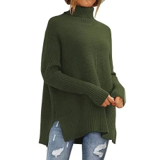 Turtleneck Top Women Turtle Neck Jumpers for Women UK Long Sleeve Plus Size Ribbed Long Sleeve Ladies Jumper Ladies Polo Roll Neckturtle Neck Plain Jumpers for Women Top 8 26 Deal of The Day