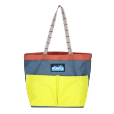 Twin Falls Tote Shoulder Strap Canvas Color Block Bag, Fun Camp, One Size, Twin Falls Tote Twin Falls Tote Shoulder Strap Canvas Color Block Bag, Fun Camp, One Size, Twin Falls Tote