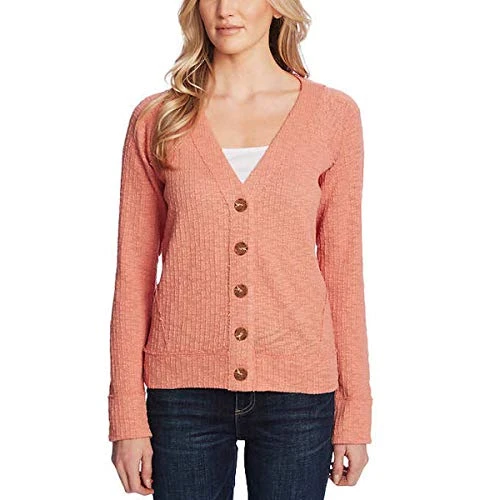Two by  Women's Long Sleeve Button Up Cardigan - - Medium