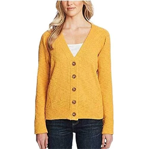 Two by  Women's Long Sleeve Button Up Cardigan - - X-Large