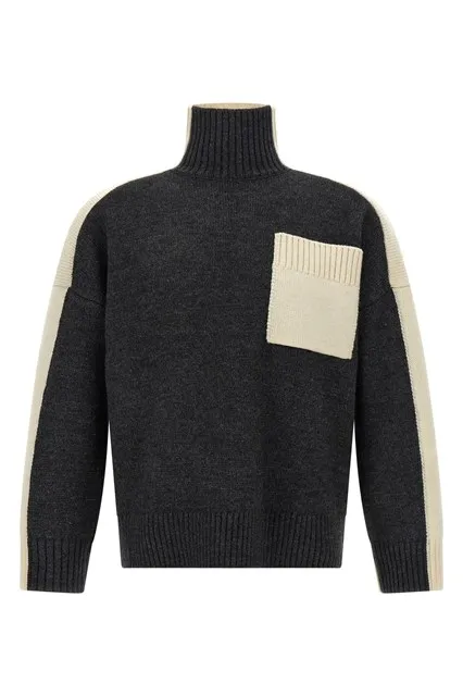 Two tone sweater - Gray