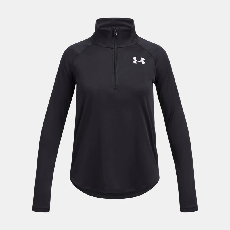 UA Tech? Graphic Girls ? Zip Black / White YLG (59 in)