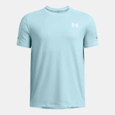 UA Tech? Utility Boys Short Sleeve Stream / Harbor Blue / White YXS ( in)