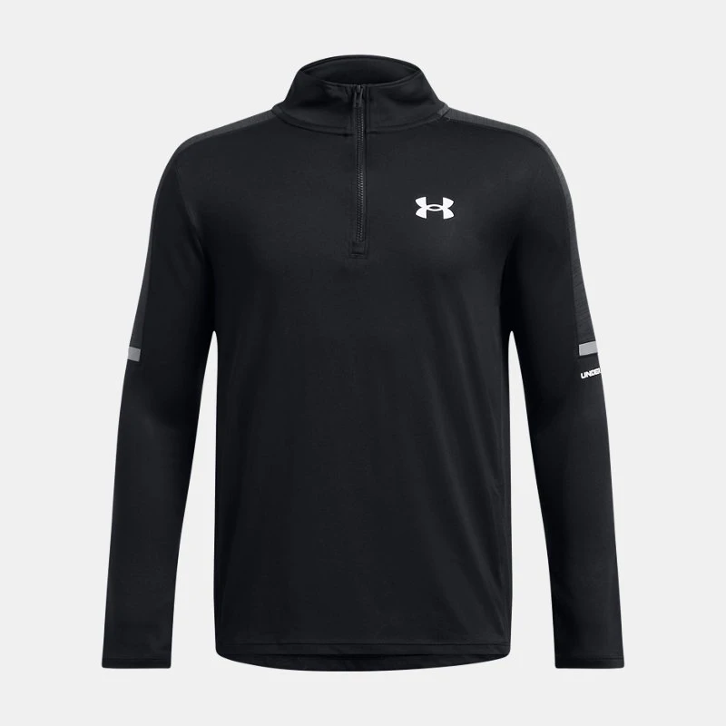 UA Tech? Utility Boys ? Zip Black / Black / White YMD ( 59 in)
