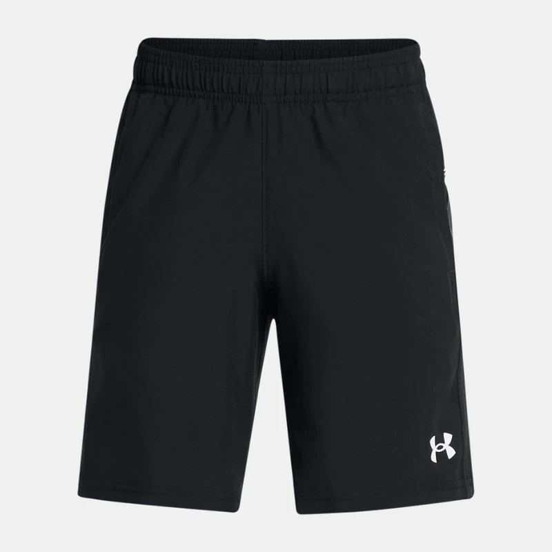 UA Tech? Utility Woven Boys Shorts Black / Black / Reflective YLG (59 in)