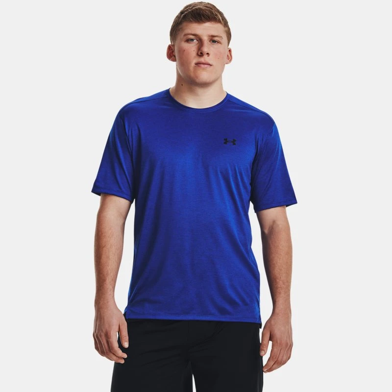 UA Tech? Vent Mens Short Sleeve Royal / Black Blue