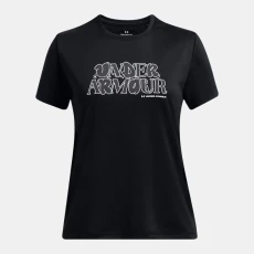 UA Tech? Wordmark Girls Short Sleeve Black / Castlerock / White YSM ( 54 in) UA Tech? Wordmark Girls Short Sleeve Black / Castlerock / White YSM ( 54 in)