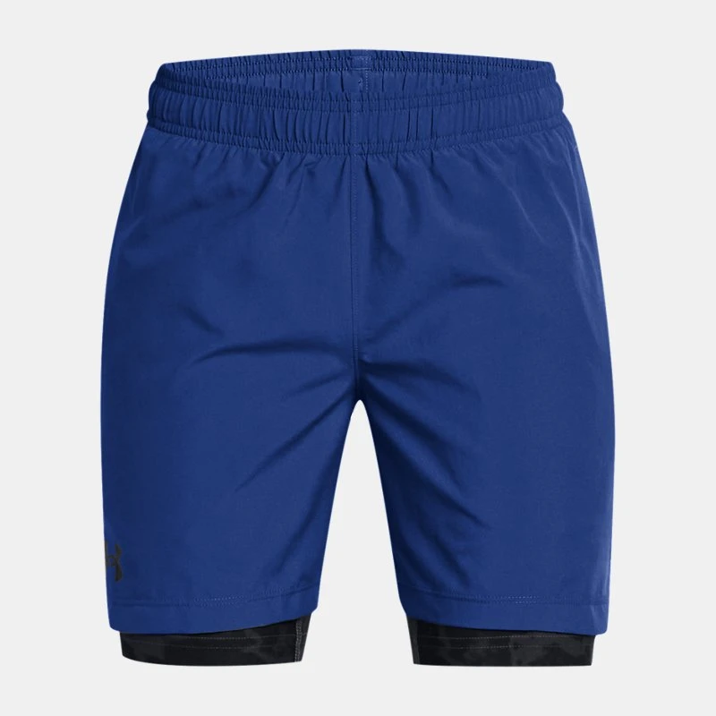 UA Tech? Woven Boys in Shorts Tech Blue / Black / Black YLG (59 in)