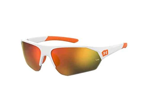 UA7000 0IXN/50 69MM White Orange/Blue Gradient Wrap Around Sunglasses for Men for Women + FREE Complimentary Eyewear Kit