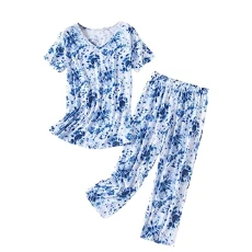 UK Stock Sale Womens Pyjamas Older Ladies Plus Size Summer Pjs Sets Satin Pjs Ladies Pyjamas Size 14 Fleece Two Piece Pj Sets Button down Sleepwear Loungewear Satin Pjs Valentine's Outfit