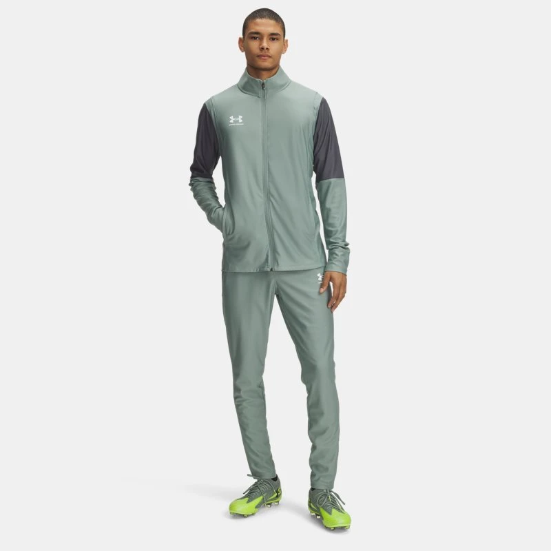 Under Armour Challenger Mens Tracksuit Silica Green / Castlerock / White