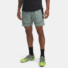 Under Armour Challenger Pro Mens Training Shorts Silica Green / Black / Sonic Yellow
