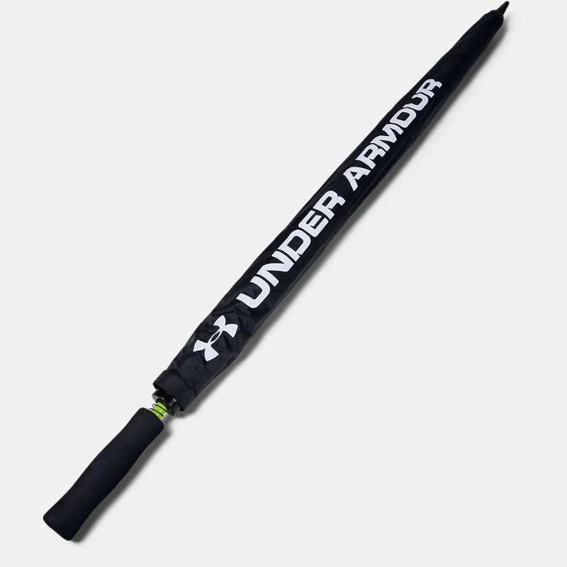 Under Armour Double Canopy Golf Umbrella Black / High Vis Yellow / White