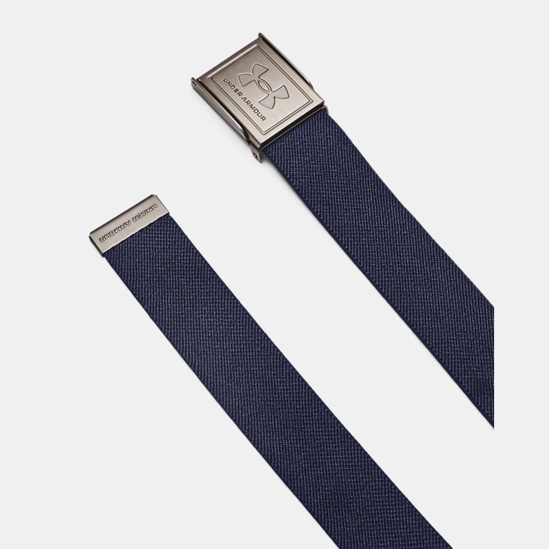 Under Armour Drive Stretch Webbing Boys Belt Midnight Navy / Khaki Base / Castlerock OSFM