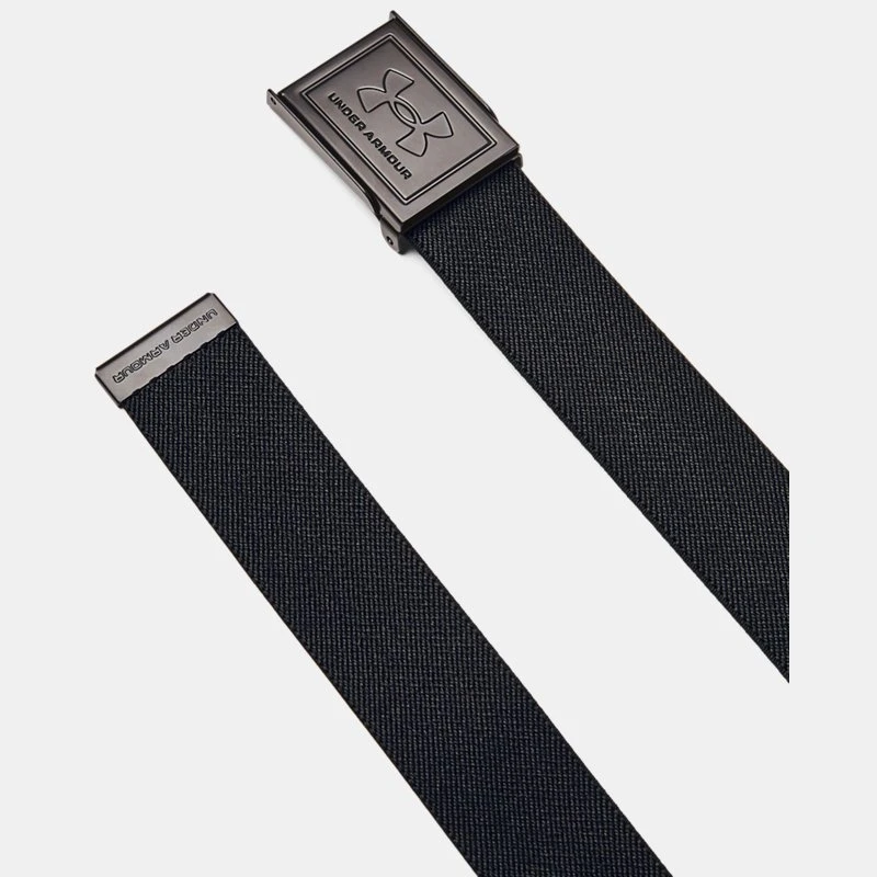 Under Armour Drive Stretch Webbing Mens Belt Black / Castlerock / Black OSFM