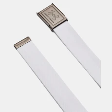 Under Armour Drive Stretch Webbing Mens Belt White / Halo Gray / Silver OSFM