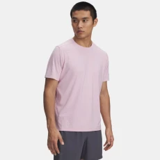 Under Armour Launch Elite Mens Short Sleeve Prime Pink / Reflective