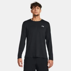 Under Armour Launch Mens Long Sleeve Black / Reflective
