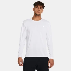 Under Armour Launch Mens Long Sleeve White / Reflective