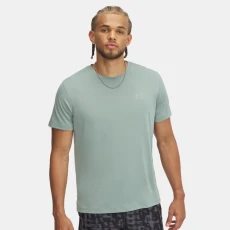 Under Armour Launch Mens Short Sleeve Silica Green / Reflective