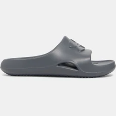 Under Armour Locker V Boys Slides Castlerock / Castlerock / White