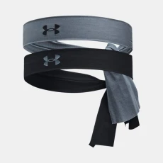 Under Armour Mesh Womens Headband Gravel / Black / Black OSFM
