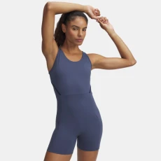 Under Armour Motion Womens Bodysuit Downpour Gray / Midnight Navy