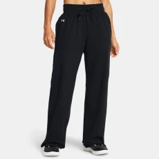 Under Armour Motion Womens Open Hem Pants Black / White