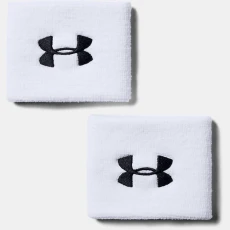 Under Armour Performance Mens " Wristband Pack White / Black