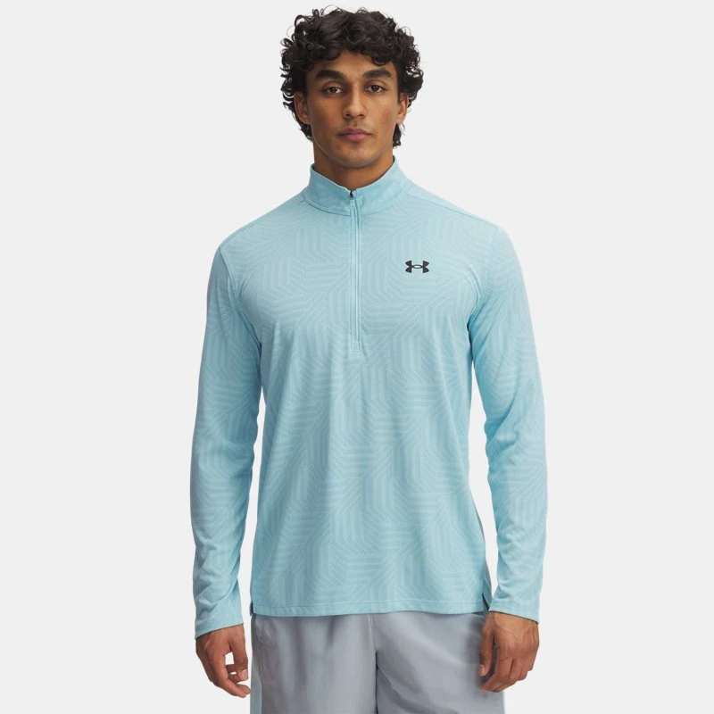 Under Armour Tech™ Vent Geotessa Mens ½ Zip Stream / Black